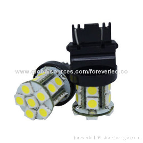 3157 Car LED Turn Tail Light, White Color, Wide Voltage of 12V DC